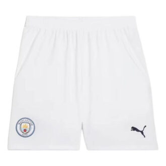 Pantalón corto Manchester City 24/25 «Blanco y negro»