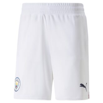 Pantalón corto réplica del Manchester City F.C. 22/23 «Blanco»