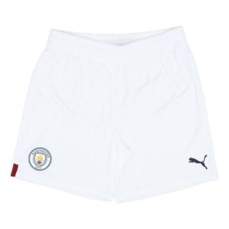 Pantalón corto réplica del Manchester City F.C. 22/23 «Blanco»