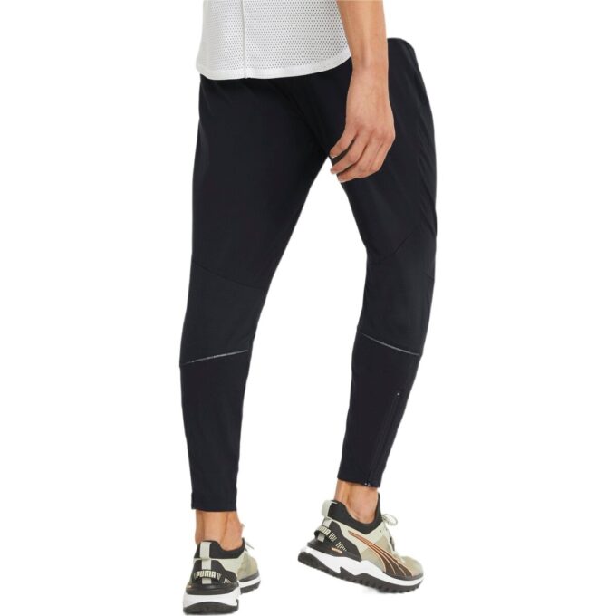 Pantalón de tejido cónico Run «Negro»