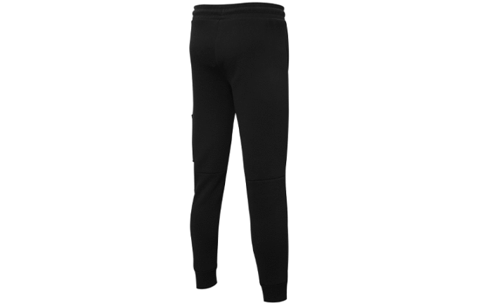 Pantalón deportivo de punto con insignia mixta «Negro»