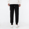 Pantalón deportivo de punto con insignia mixta «Negro»