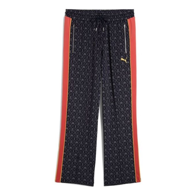 Pantalón deportivo holgado con cordón y estampado integral «Road To Unity» «New Navy»