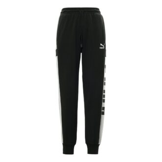 Pantalón deportivo retro con bloques «Negro, blanco y gris»
