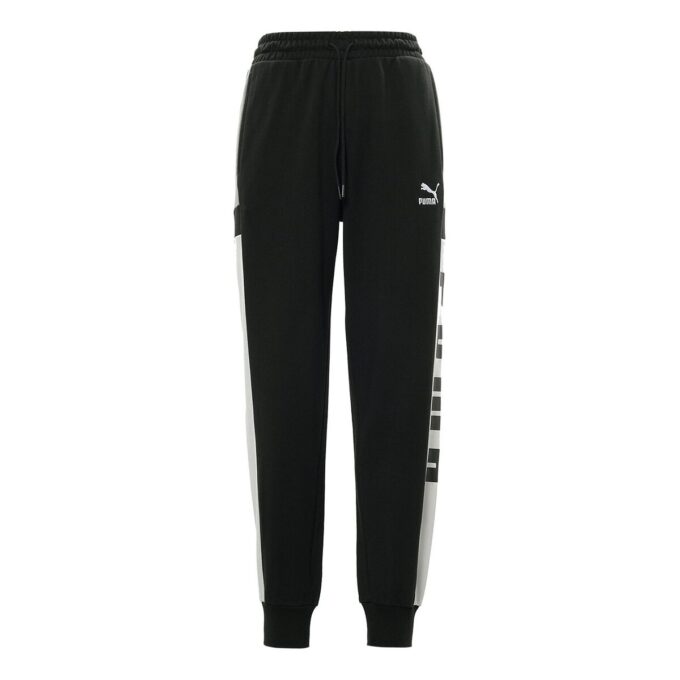 Pantalón deportivo retro con bloques «Negro, blanco y gris»