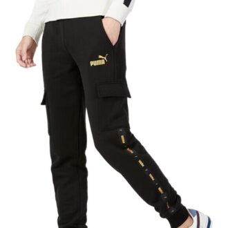 Pantalones cargo casuales laterales «Negro»