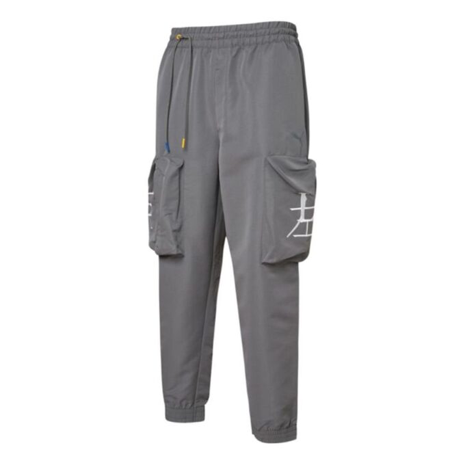 Pantalones cargo PUMA x Michael Lau «Gris y blanco»