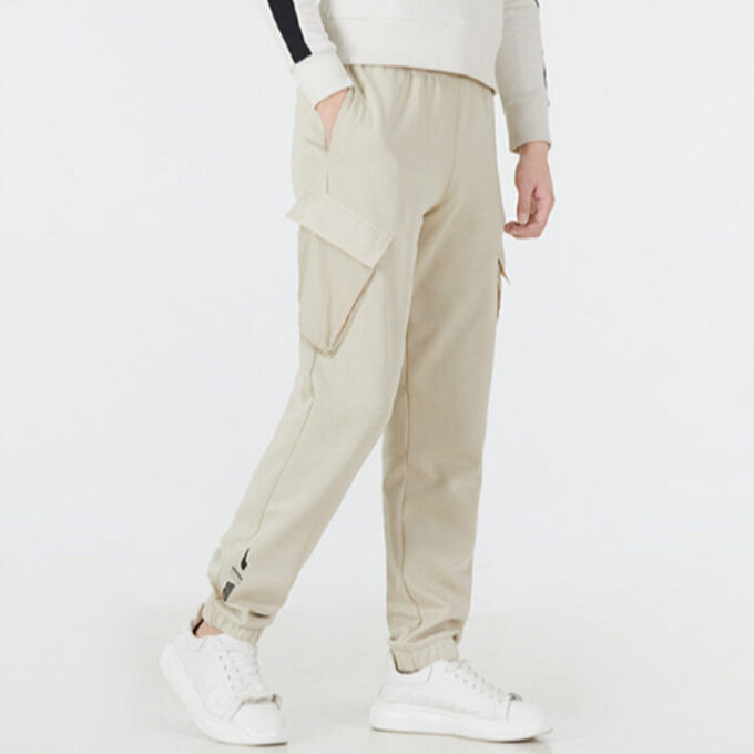 Pantalones cargo tejidos «Beige»