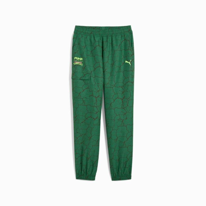 Pantalones cargo tejidos holgados para niños grandes de PUMA x TMNT