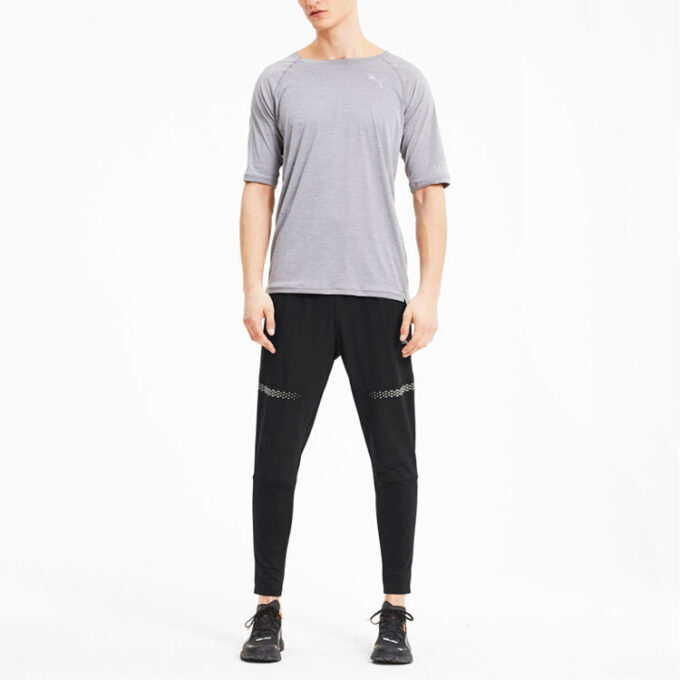 Pantalones cónicos Runner ID «Negro»