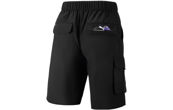 Pantalones cortos cargo Camping Mountain «Negro»