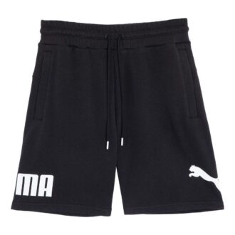 Pantalones cortos casuales con logotipo «Negro»