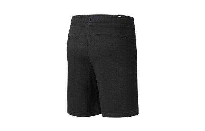 Pantalones cortos casuales lisos «Negro»