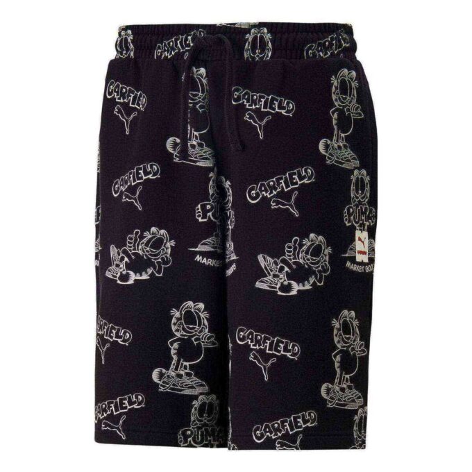 Pantalones cortos con estampado integral PUMA x Garfield «Negro»