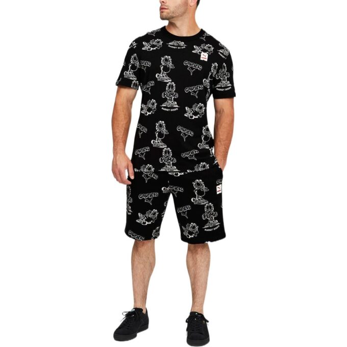 Pantalones cortos con estampado integral PUMA x Garfield «Negro»