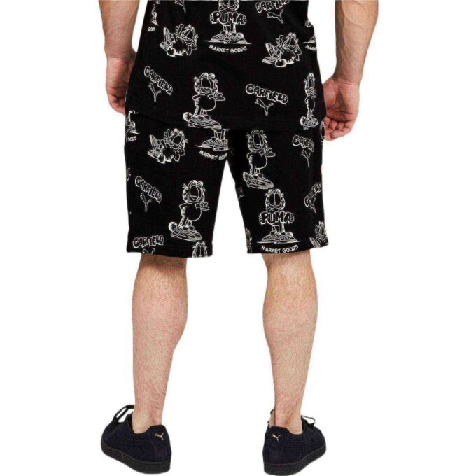 Pantalones cortos con estampado integral PUMA x Garfield «Negro»