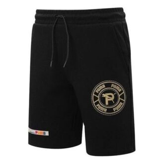 Pantalones cortos con insignia mixta «Negro»