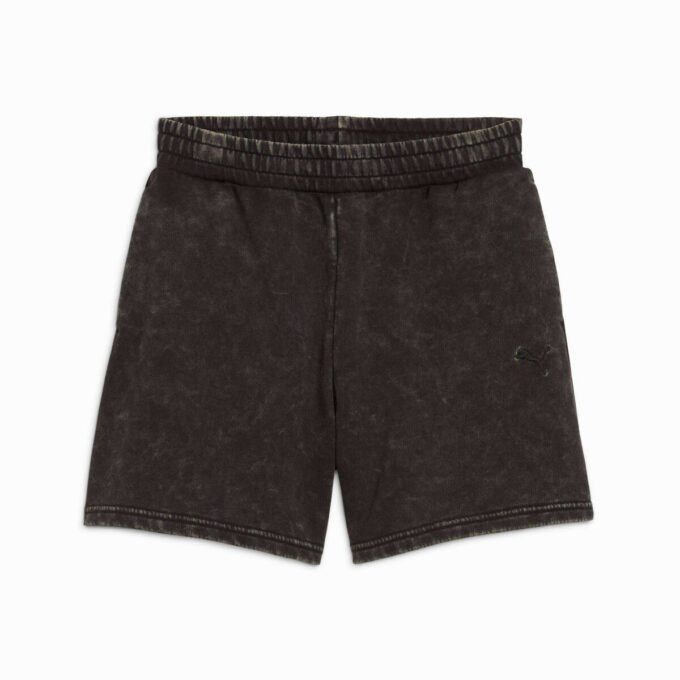 Pantalones cortos con lavado ácido para mujer de Elevated Essentials