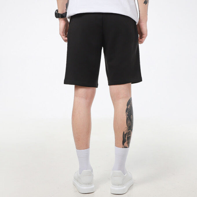 Pantalones cortos con logo grande amplificado «Negro y blanco»