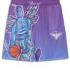 Pantalones cortos de baloncesto con estampado Charlotte de MELO «Purple Glimmer»