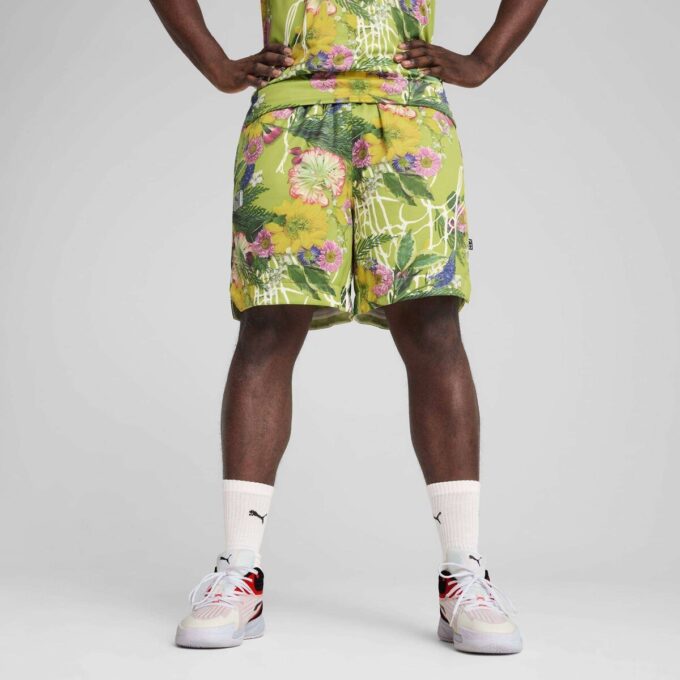Pantalones cortos de baloncesto Dunked In Florals para hombre