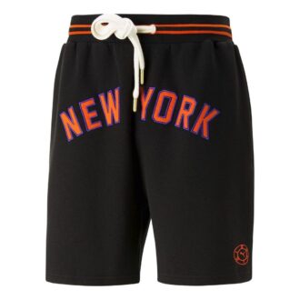 Pantalones cortos de baloncesto PUMA x Rhuigi New York «Negro Rojo»