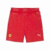 Pantalones cortos de deporte de motor para niños grandes de la Scuderia Ferrari Sportswear