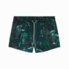 Pantalones cortos de entrenamiento tejidos Green Terrains para mujer