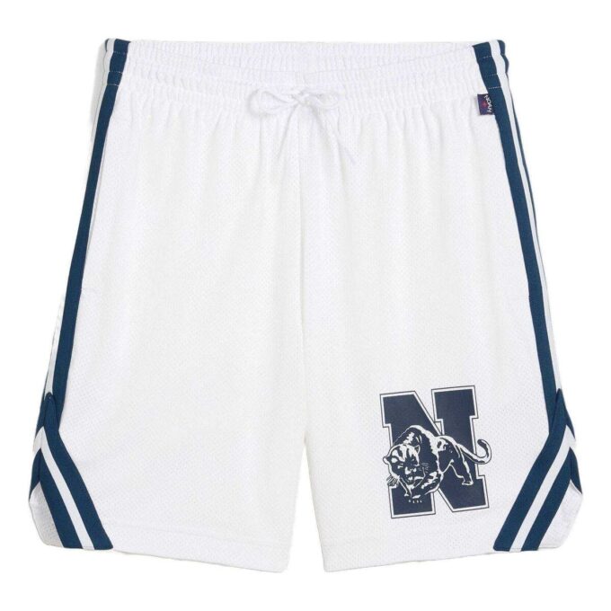 Pantalones cortos de lacrosse PUMA x Noah «Blanco y azul marino»