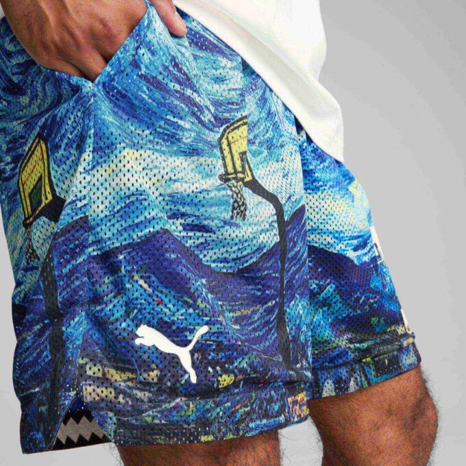 Pantalones cortos Dylan Exhibit para hombre de 7 pulgadas con estampado integral Pantalones cortos Dylan Exhibit para hombre de 7 pulgadas con estampado integral