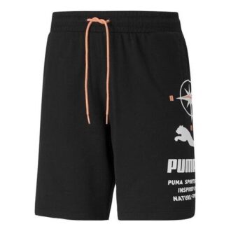 Pantalones cortos gráficos Nature Camp «Negro»