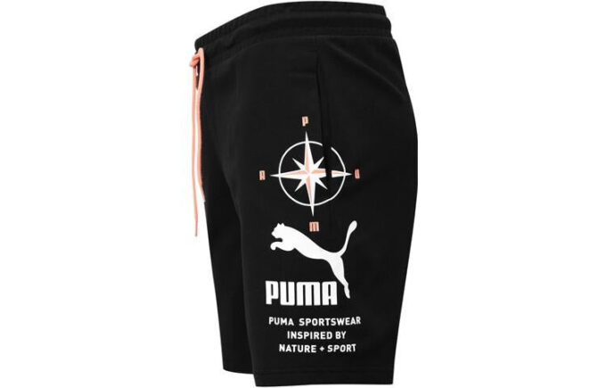 Pantalones cortos gráficos Nature Camp «Negro»