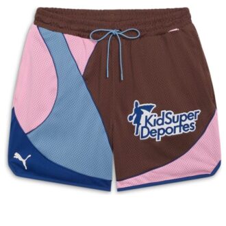 Pantalones cortos Hoops x KidSuper «Marrón castaño»