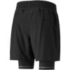 Pantalones cortos para correr Graphic 2 en 1 5 «Negro»