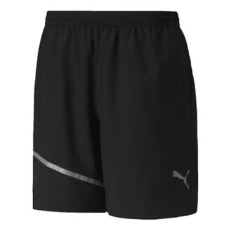 Pantalones cortos para correr Lite Woven de 18 cm (negros)