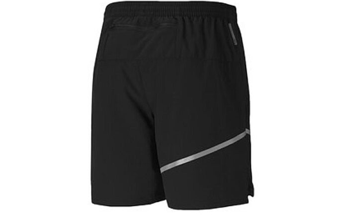 Pantalones cortos para correr Lite Woven de 18 cm (negros)