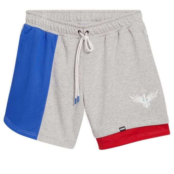Pantalones cortos PUMA x MELO Ralph «Gris Azul Rojo»