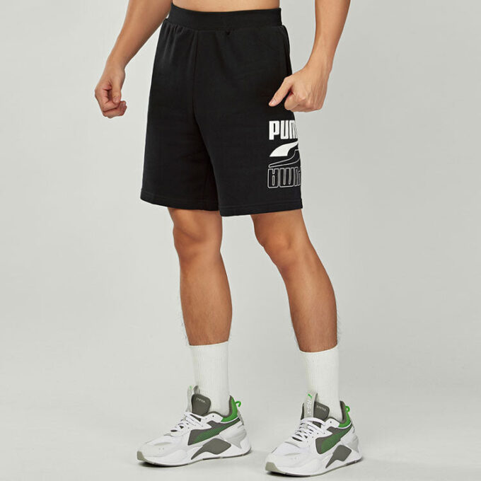 Pantalones cortos Rebel de 9 pulgadas «Negro y blanco»