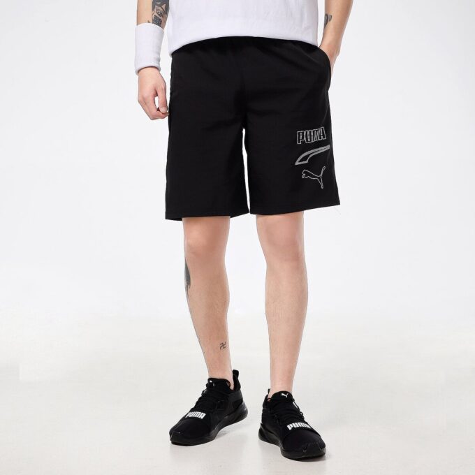 Pantalones cortos tejidos Rebal «Negro»