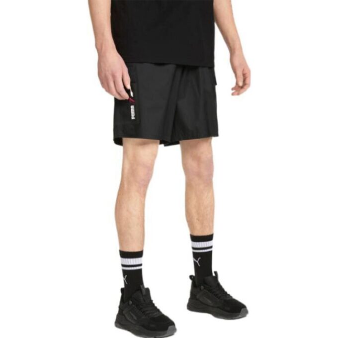 Pantalones cortos tejidos Rebel «Negro»