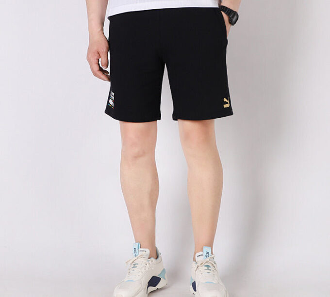 Pantalones cortos Worldhood de Tailored For Sport «Negro, Blanco y Naranja»