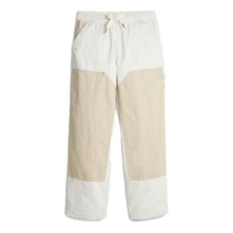 Pantalones de doble rodilla PUMA x Rhuigi «Blanco y beige»