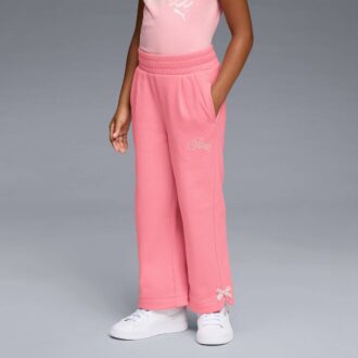 Pantalones de polar de pierna ancha para niños grandes de Bow Society