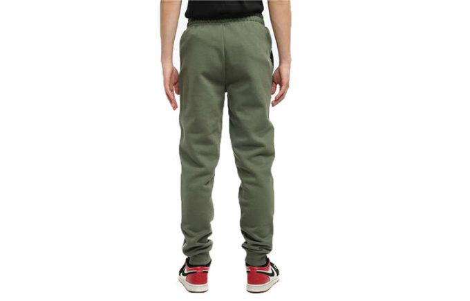 Pantalones deportivos con cinta metálica Nights «Verde y blanco»