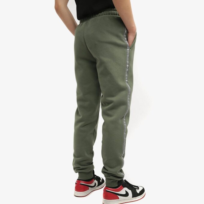 Pantalones deportivos con cinta metálica Nights «Verde y blanco»
