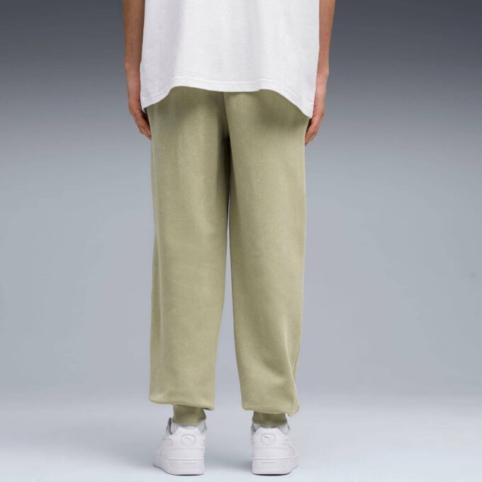 Pantalones deportivos de polar con lavado ácido para hombre de Elevated Essentials Pantalones deportivos de polar con lavado ácido para hombre de Elevated Essentials