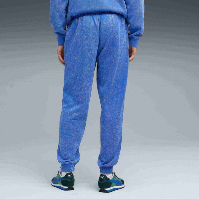 Pantalones deportivos de polar con lavado ácido para hombre de Elevated Essentials Pantalones deportivos de polar con lavado ácido para hombre de Elevated Essentials