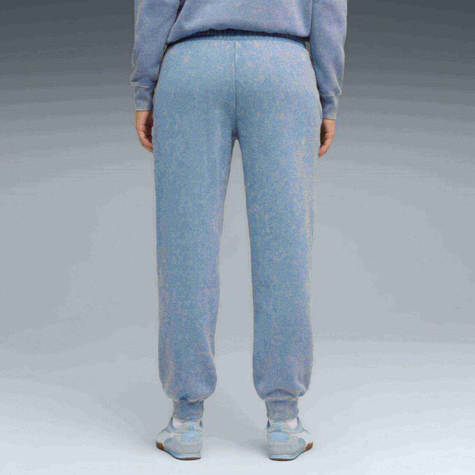 Pantalones deportivos de polar con lavado ácido para mujer de Elevated Essentials