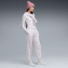 Pantalones deportivos de polar con lavado ácido para mujer de Elevated Essentials