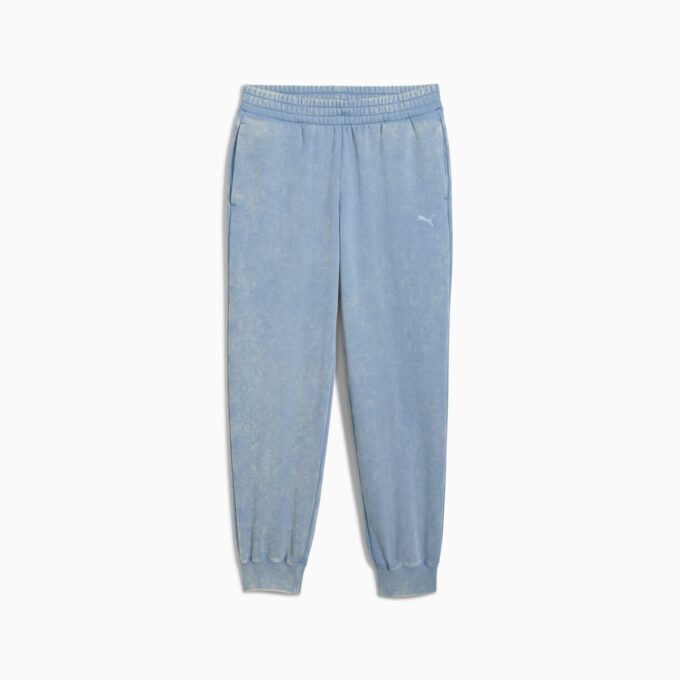 Pantalones deportivos de polar con lavado ácido para mujer de Elevated Essentials
